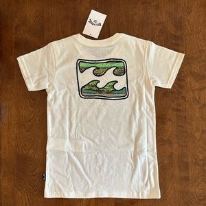 NEW Billabong Wave Surfer T-Shirt Off-White Toddler 5T